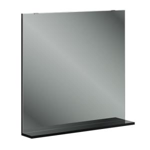Espejo de baño opale2 negro 80 x 76 cm