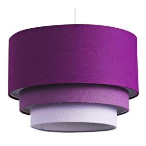 Lámpara de techo triet violeta e27