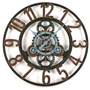 Reloj de pared redondo marrón quo de 60 cm