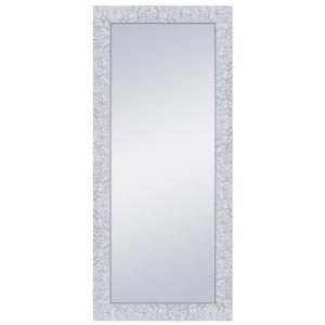Espejo enmarcado rectangular adams xxl plata 178 x 78 cm