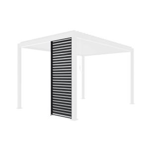 100cm persianas de aluminio para pérgola triomphe, antracit…