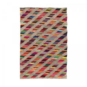 2 alfombra de kilim multicolor de 240x340 en el yute hecho…