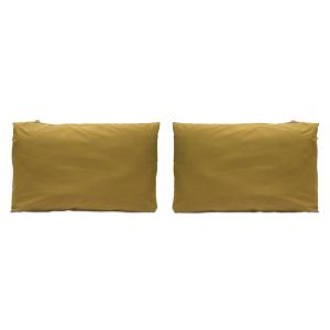 2 fundas de almohada de algodón 50x75 cm maiz