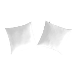 2 Fundas de almohada de algodón 80x80cm blanco