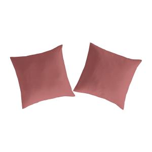 2 Fundas de almohada de algodón percal PURE 65x65 cm rosa o…