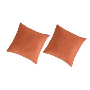 2 Fundas de almohada de lino y algodón orgánico 65x65 cm ca…