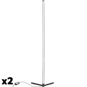 2 lámparas de pie LED, 16 millones colores, 200  modos de l…