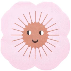 20 servilletas de papel flor 16 x 16 cm