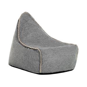 200 l puf cojín 63 cm 75 cm gris claro