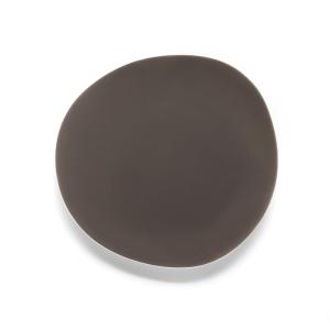 6 plato de postre Porcelana Topo oscuro