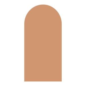 Adhesivo de vinilo arco boho marrón 60x150 cm