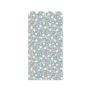 Adhesivo de vinilo festón florecitas azul 50x100 cm