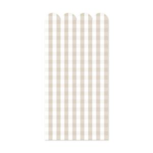 Adhesivo de vinilo festón vichy crudo 50x100 cm