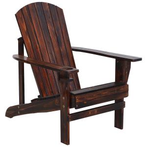 Adirondack silla para jardín color marrón 72.5 x 97 x 93 cm…