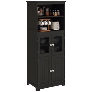 Alacena de cocina 60x30x162 cm negro