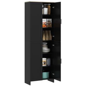 Alacena de cocina 60x30x171 cm negro