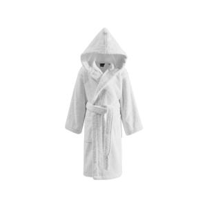 Albornoz infantil con capucha 400 g/m² Blanco 06 años