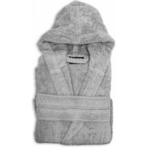 Albornoz infantil con capucha 400 g/m² Gris perla 12/14 año…