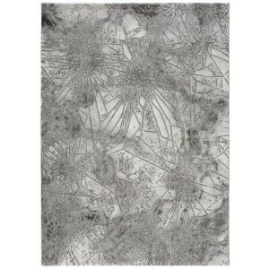 Alfombra abstracta en gris 160X230 cm