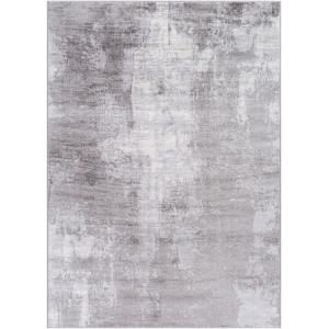 Alfombra abstracta moderna gris 160x220