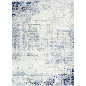 Alfombra abstracta moderna gris/azul 160x215