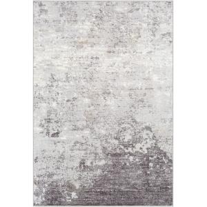 Alfombra abstracta moderna gris/blanco 120x170