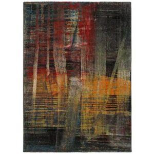 Alfombra abstracta multicolor 120x170 cm
