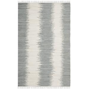 Alfombra algodón gris 150 x 245