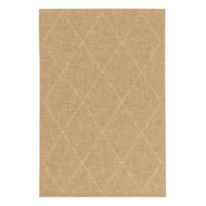 Alfombra aspecto yute interior-exterior marrón 160 x 230  c…