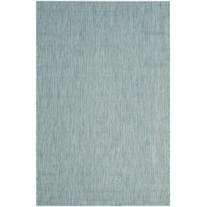 Alfombra azul 160 x 231 cm
