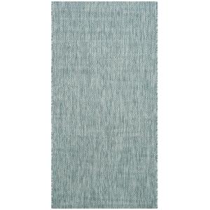 Alfombra azul 79 x 152 cm