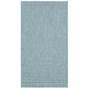 Alfombra azul/gris 79 x 152 cm