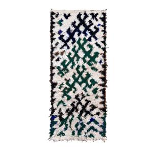 Alfombra berbere marroquí pura lana 70 x 171 cm