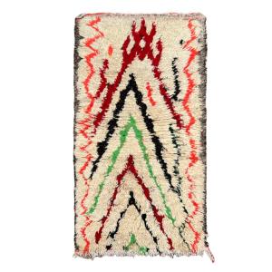 Alfombra berbere marroquí pura lana 80 x 150 cm