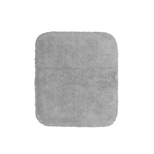 Alfombra de baño suave de algodón gris claro 55x65