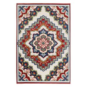 Alfombra de diseño floral con efecto esculpido 160 x 230  c…