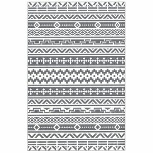 Alfombra de exterior 182x274x0.3 cm gris oscuro