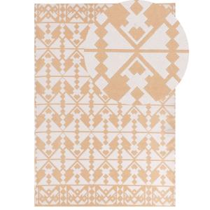 Alfombra de exterior de material sintético beige 230x160cm