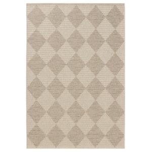 Alfombra de exterior & interior beige 280x380