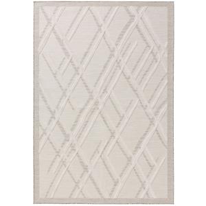 Alfombra de exterior & interior crema 240x350