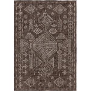 Alfombra de exterior & interior marrón 160x230