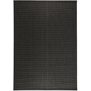 Alfombra de exterior & interior negro 200x290