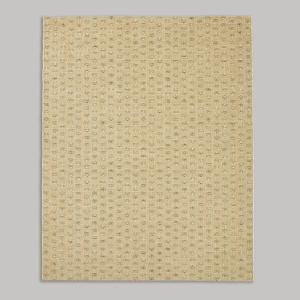 Alfombra de exterior tejida beige con motivos verdes, 160x2…