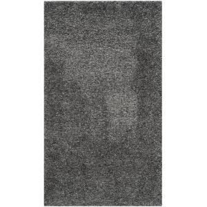 Alfombra de interior en gris oscuro, 122 x 183 cm