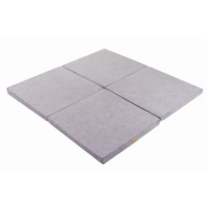 Alfombra de juego cuadrada para niños - gris