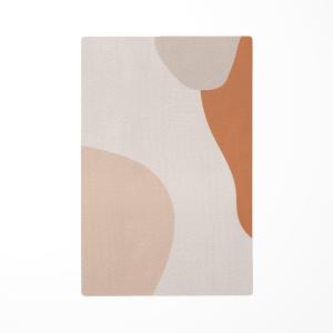 Alfombra de juego infantil abstracto marrón 85x130cm