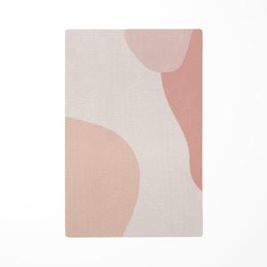 Alfombra de juego infantil abstracto rosa 85x130cm