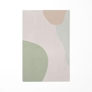 Alfombra de juego infantil abstracto verde 85x130cm