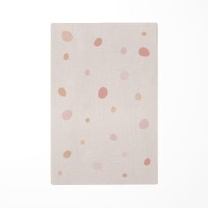 Alfombra de juego infantil lunares rosa 118x180cm