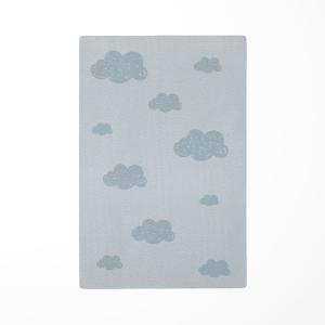 Alfombra de juego infantil nubes azul 118x180cm